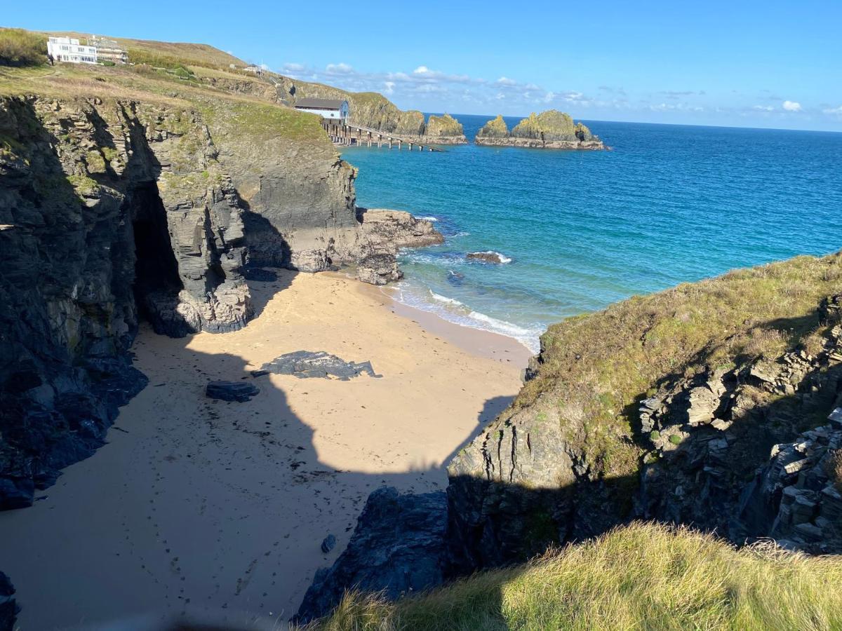 Polrunny Farm Blackberry Cottage - Cornwall Bliss In Sight Of The Sea Боскасл Екстер'єр фото