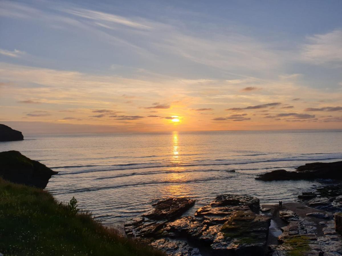 Polrunny Farm Blackberry Cottage - Cornwall Bliss In Sight Of The Sea Боскасл Екстер'єр фото
