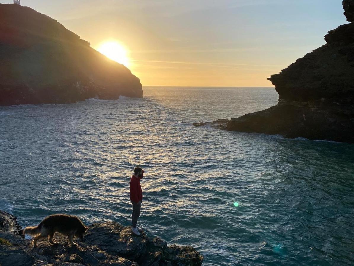 Polrunny Farm Blackberry Cottage - Cornwall Bliss In Sight Of The Sea Боскасл Екстер'єр фото