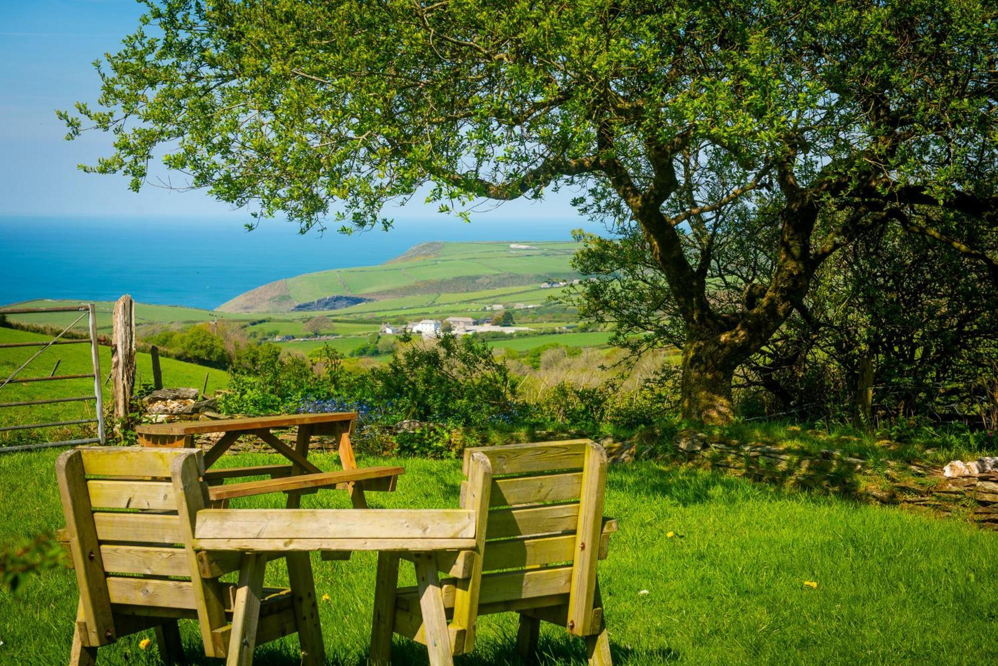 Polrunny Farm Blackberry Cottage - Cornwall Bliss In Sight Of The Sea Боскасл Екстер'єр фото